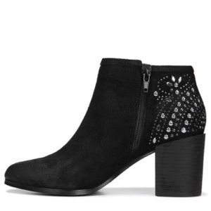 [ Fergie ] Black Studded Ankle Booties